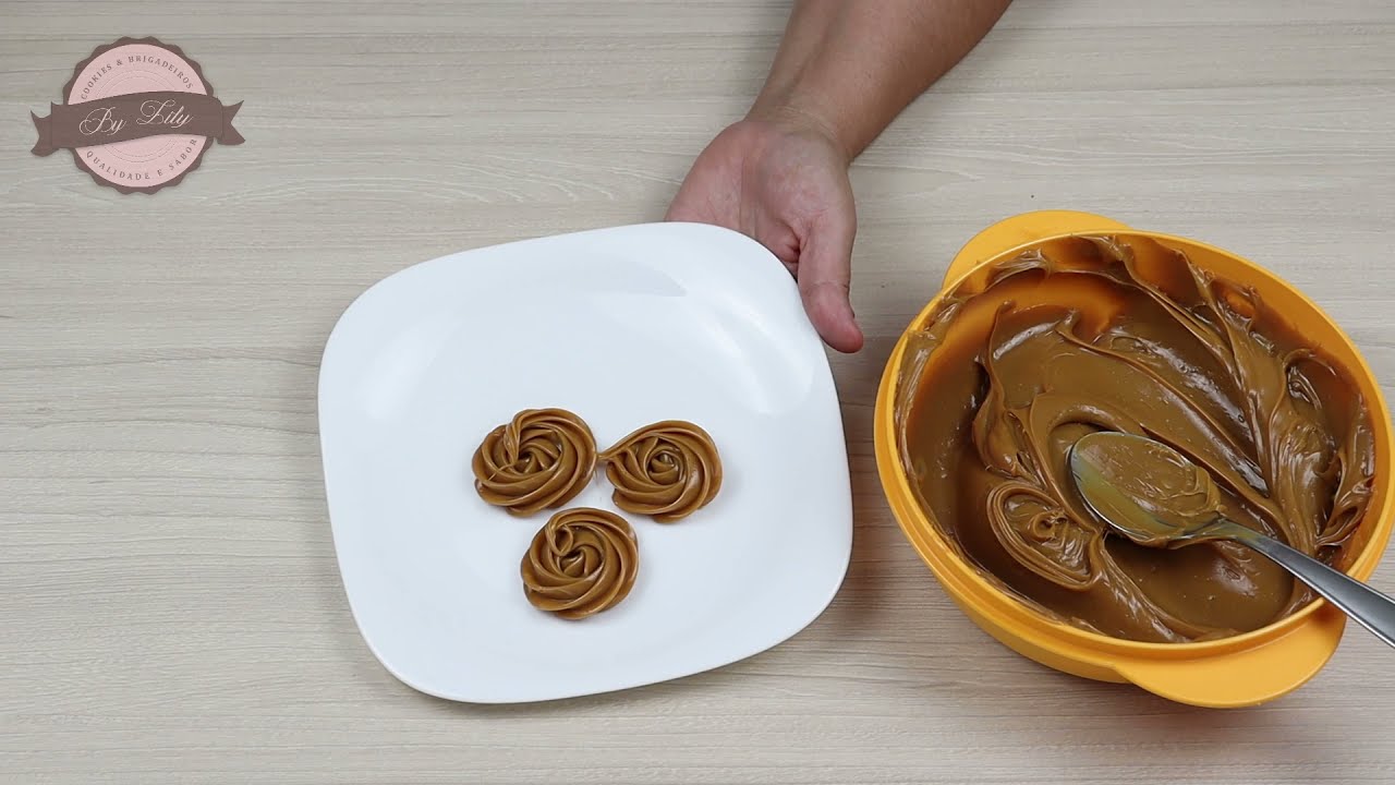 RECHEIO DE BRIGADEIRO DE DOCE DE LEITE CREMOSO E ESTRUTURADO