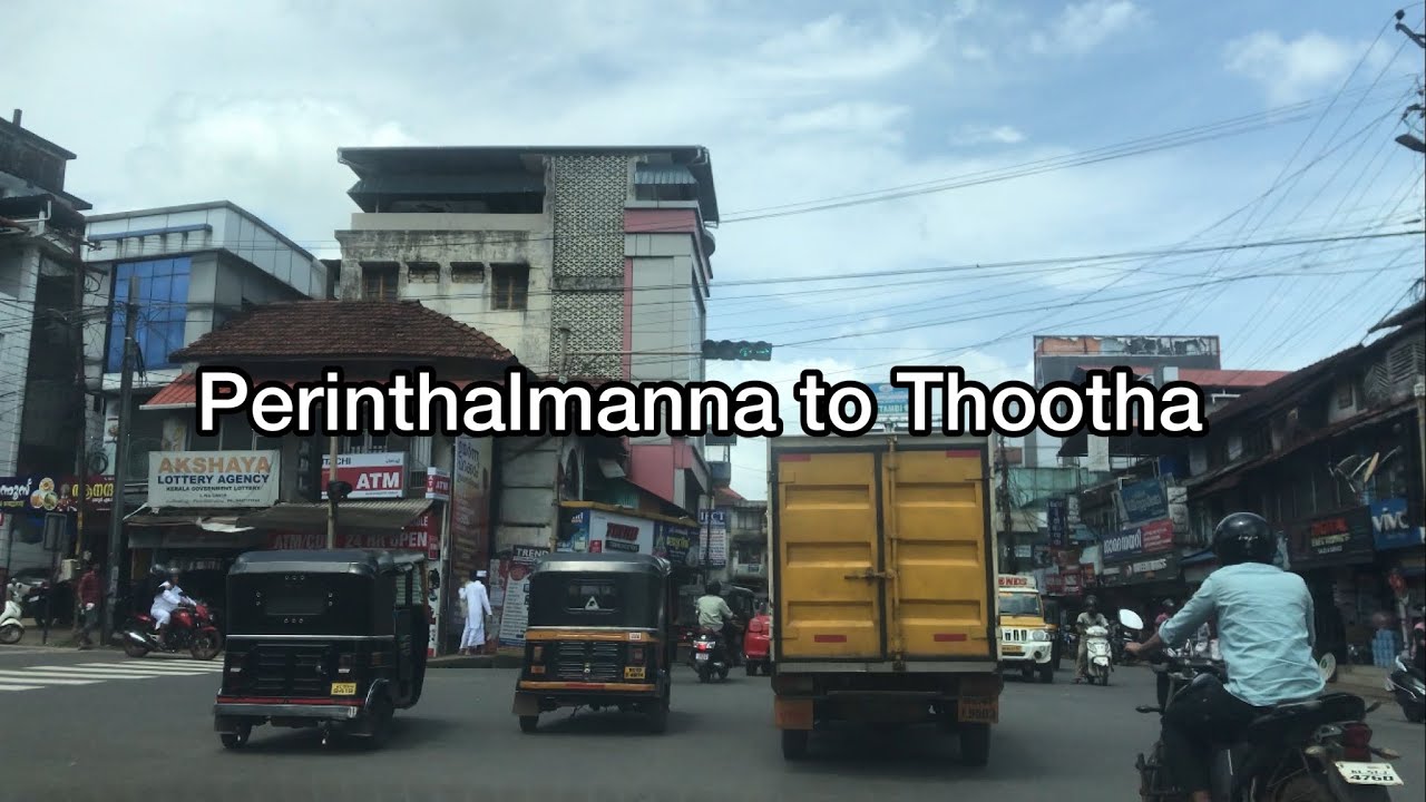 Driving from Perinthalmanna to Thootha 4K | Kerala | India