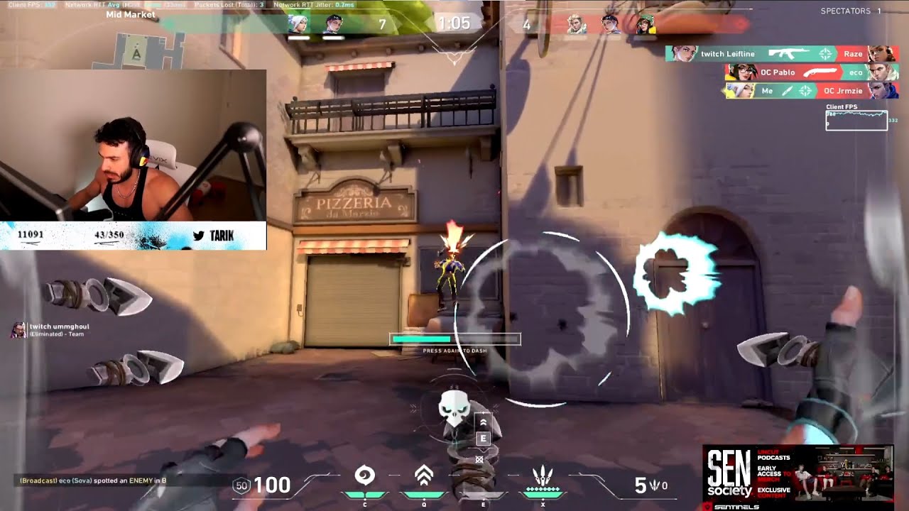 MVP! TARIK INSANE JETT VALORANT ASCENT RADIANT GAMEPLAY FULL MATCH VOD