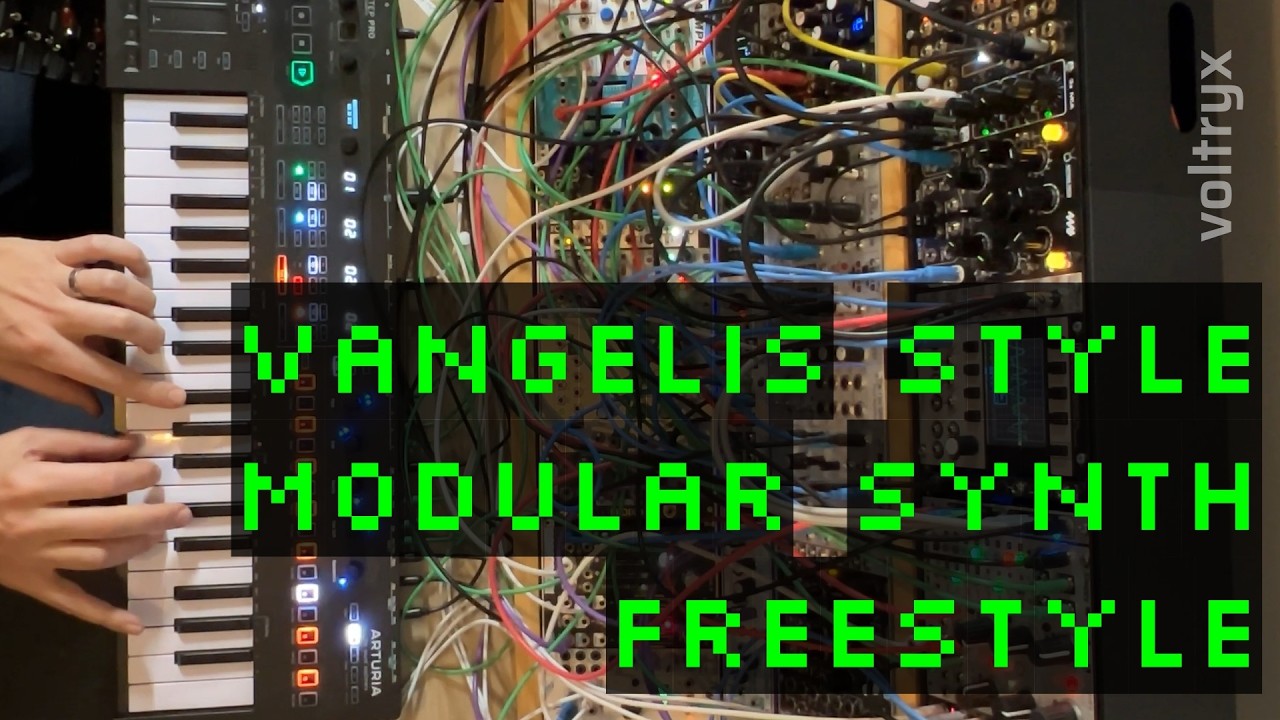 Vangelis-Style Live Modular Synth Improvisation — 80s Cinematic Eurorack Jam