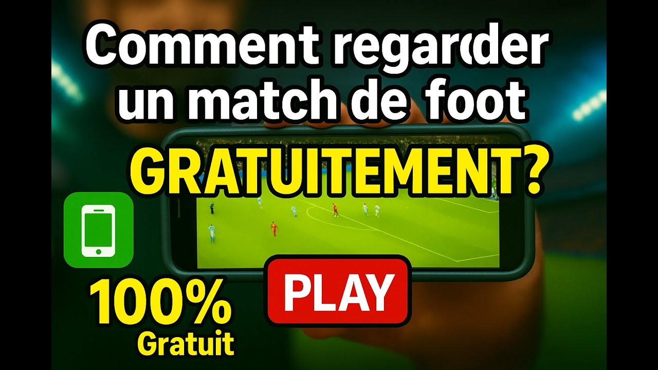 Comment regarder des match de foot en direct gratuitement ⚽ (2025)