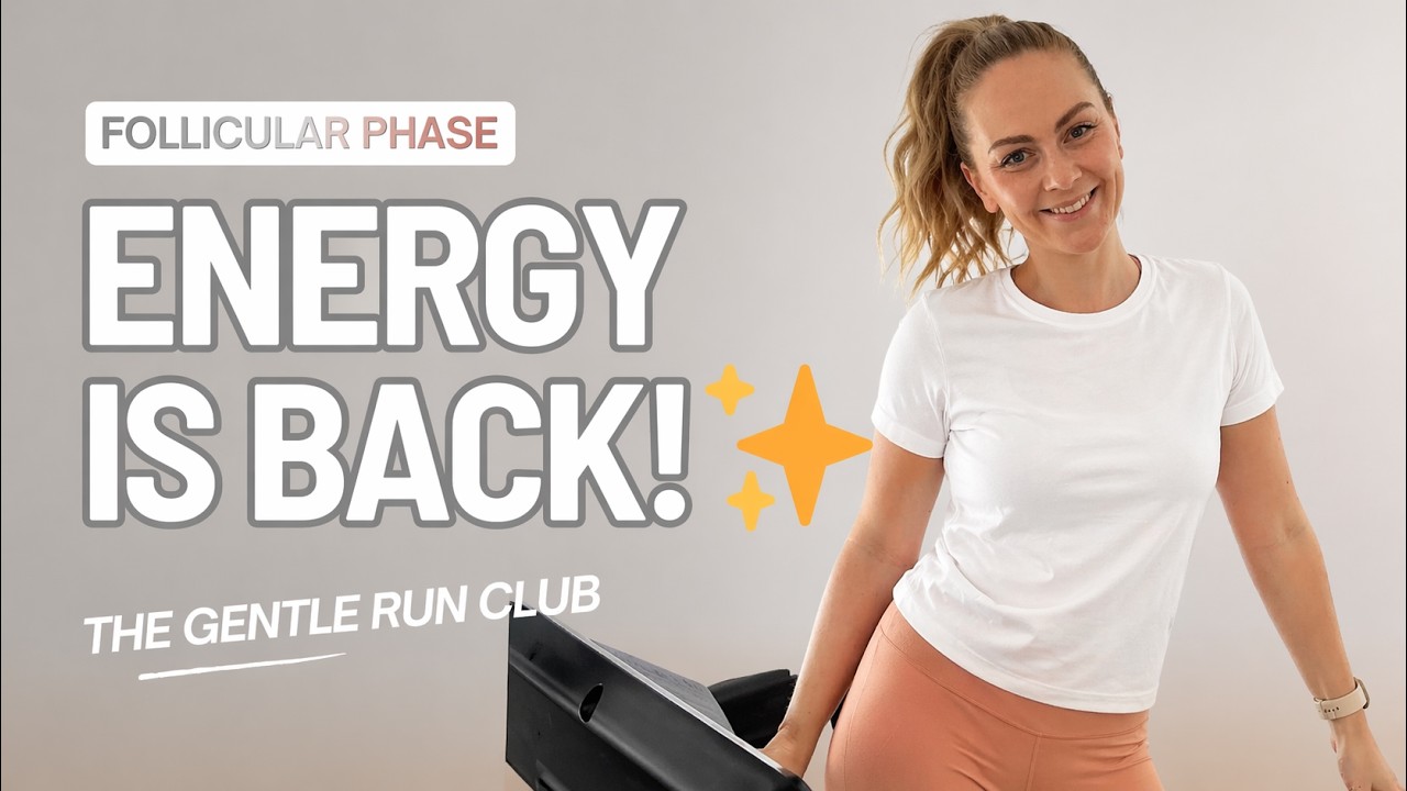 50 Minute Follow Along Endurance Run | Follicular & Ovulation Phase | Treadmill