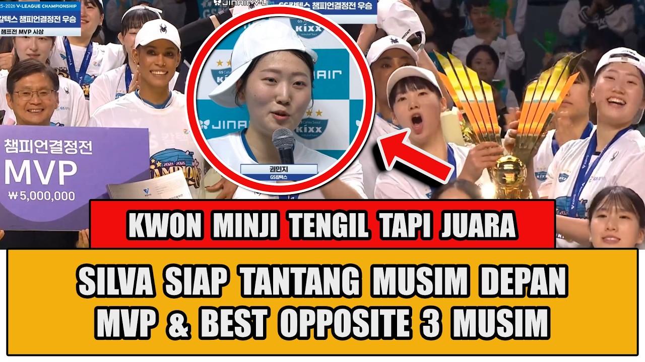 GS CALTEX JUARA 🔥 MINJI TENGIL dan SILVA SIAP TANTANG MUSIM DEPAN