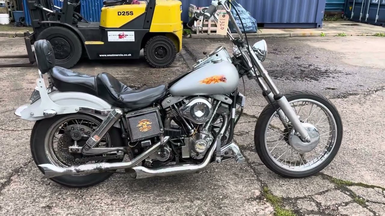 1973 Harley Davidson 1200cc FLH Shovelhead Kick & Electric start - Ref:1320