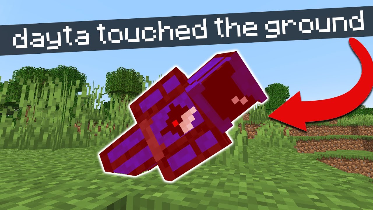 Minecraft, но если я коснусь земли, видео закончится...