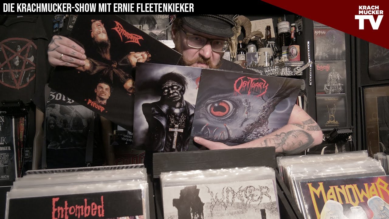 Ernies DEATH METAL KLASSIKER VINYL Auspackerei | Krachmucker TV