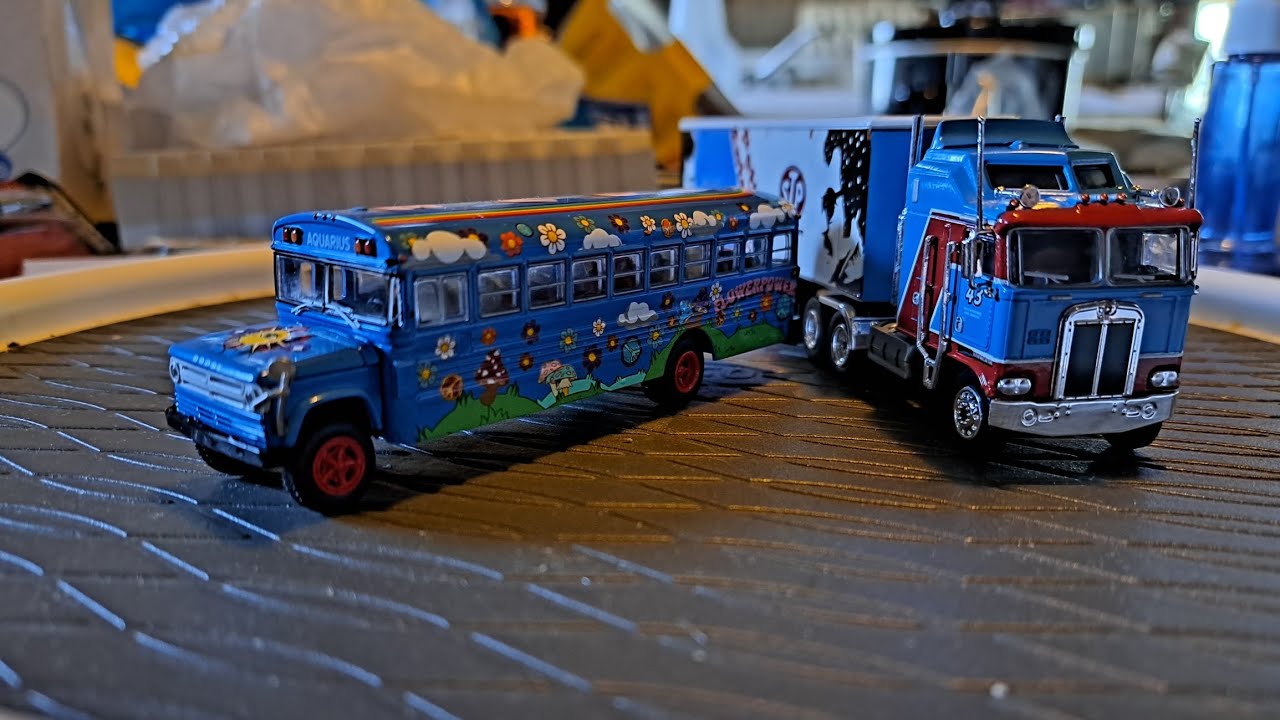 REVIEW VIDEO: BREKINA MODELS HO SCALE TRANSPORTER AND DODGE S600 