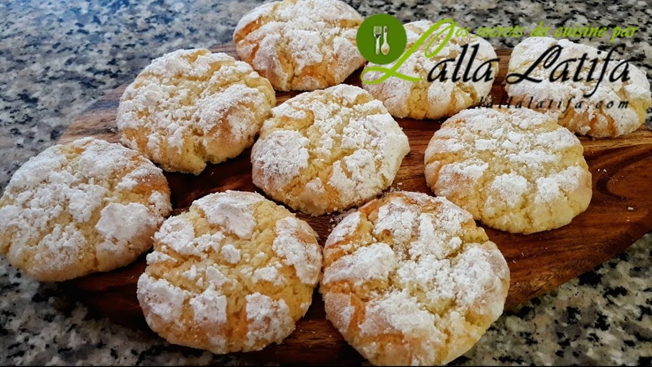 Ghriba au Thermomixغريبة الكوك/غريبة جوز الهند#ghriba#غريبة#كوك#thermomix@Recette Chef Latifa