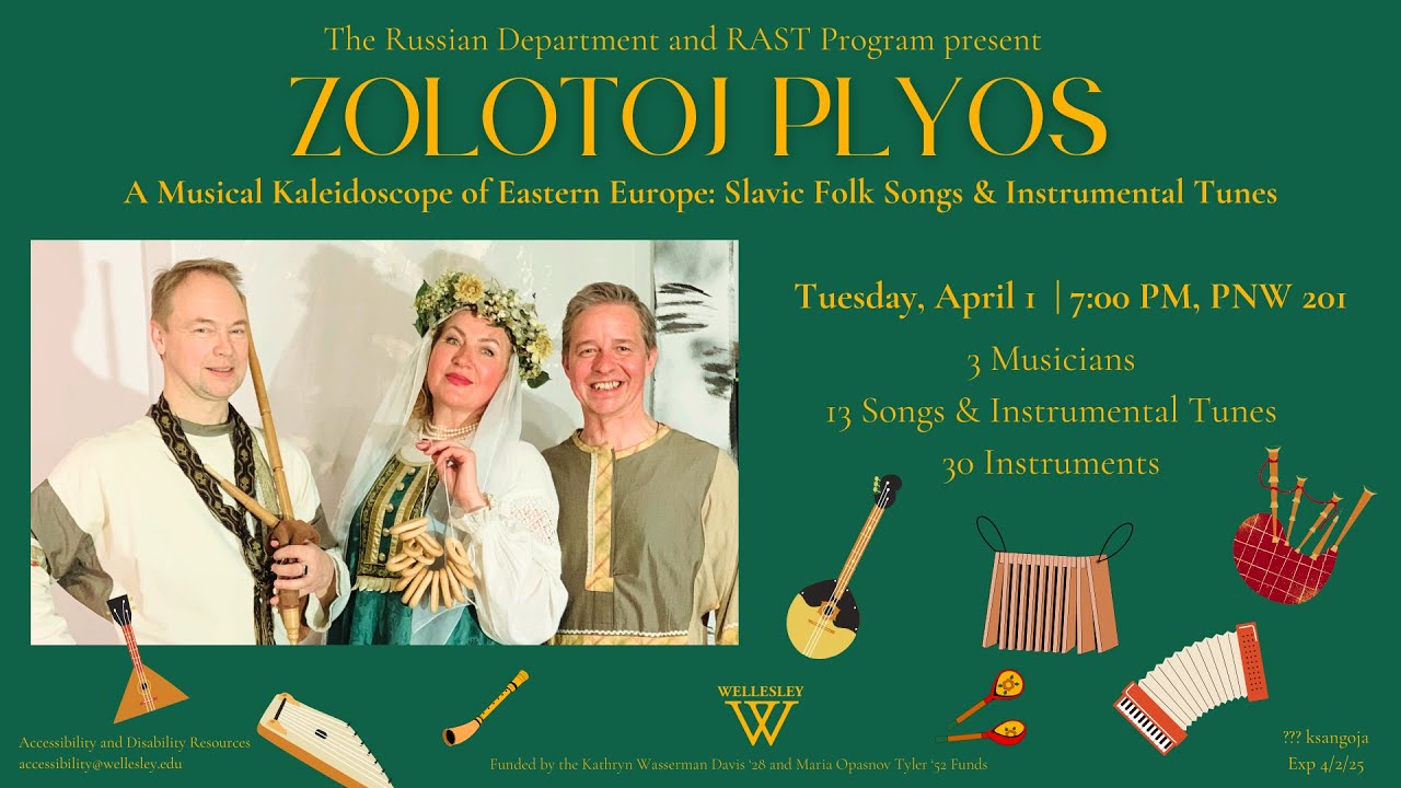 Slavic Folk Music With Zolotoj Plyos: A Musical Kaleidoscope of Eastern Europe (April 1, 2025)