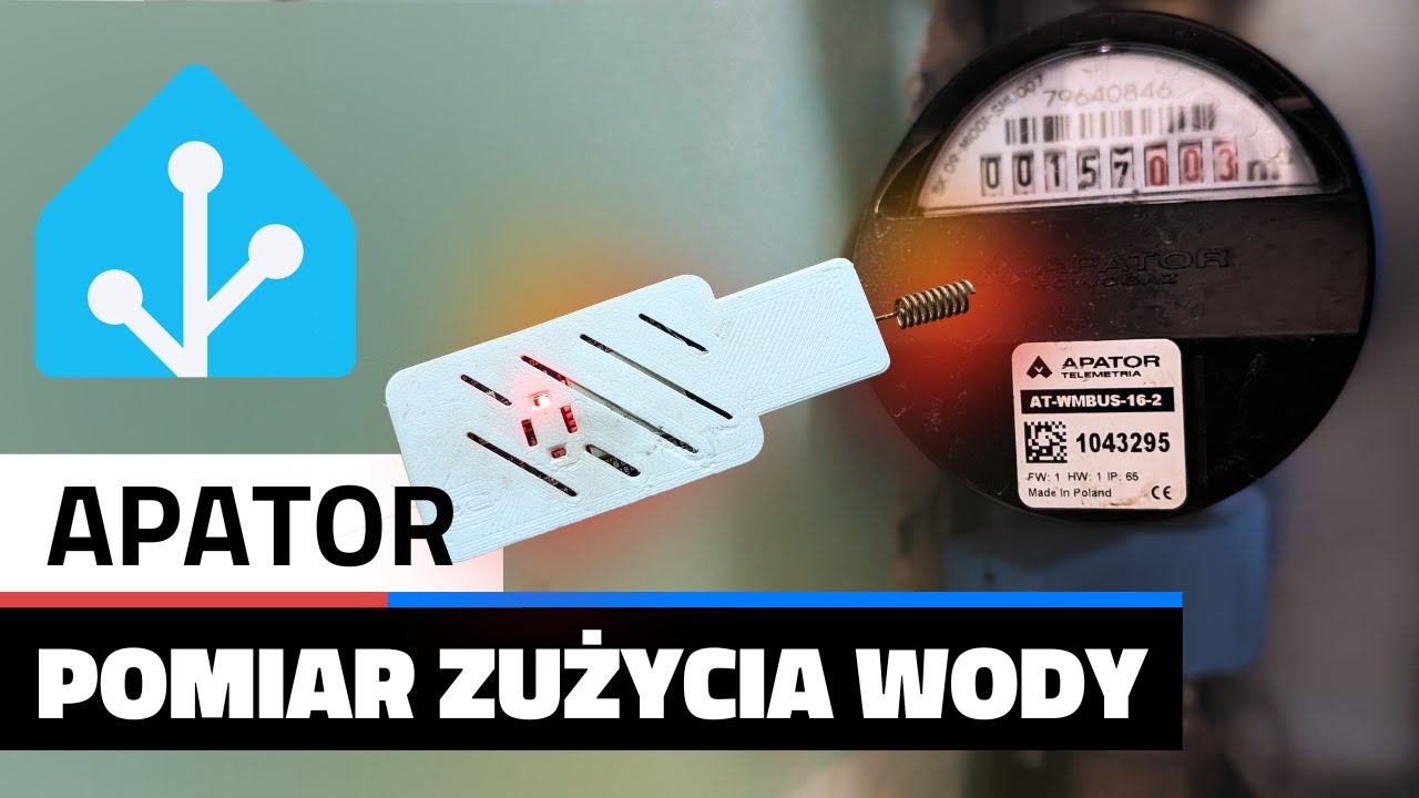 Pomiar zużycia wody w Home Assistant - Apator WMBUS