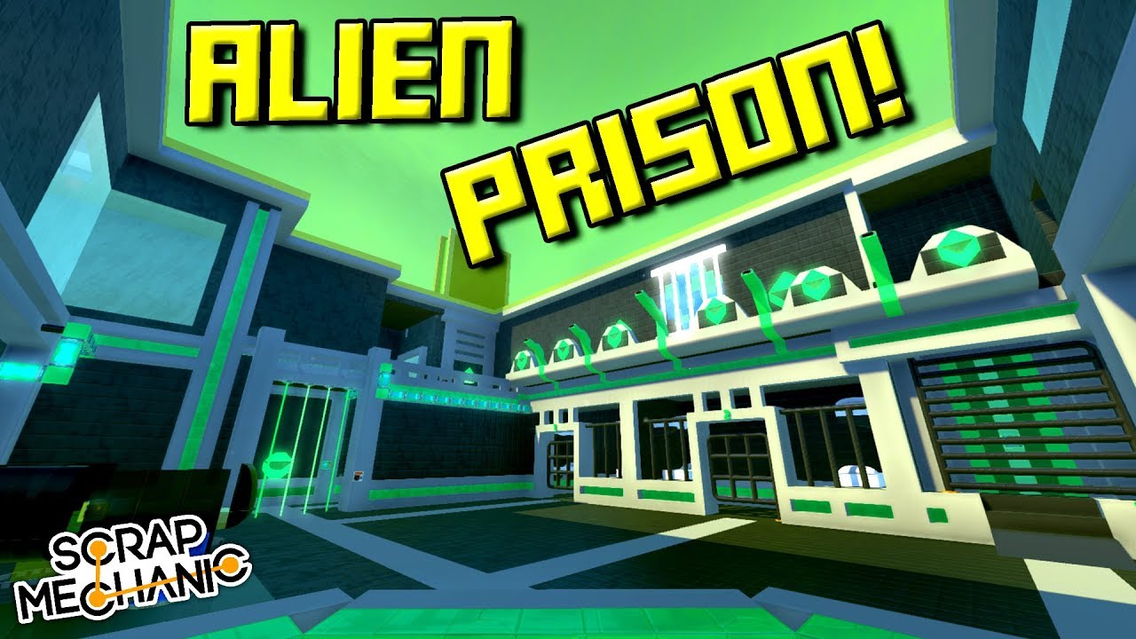 HUGE ALIEN PRISON, and MORE ALIEN CREATIONS! [FMB 19] - Scrap Mechanic Gameplay