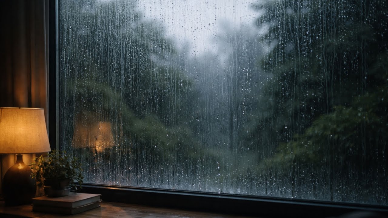 Rainy Window Ambience | Cozy Rain Sounds for Relax & Sleep