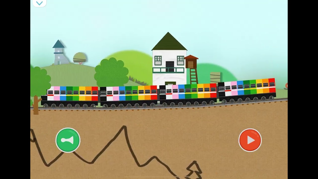 Carriage of many colours in Labo Brick Train