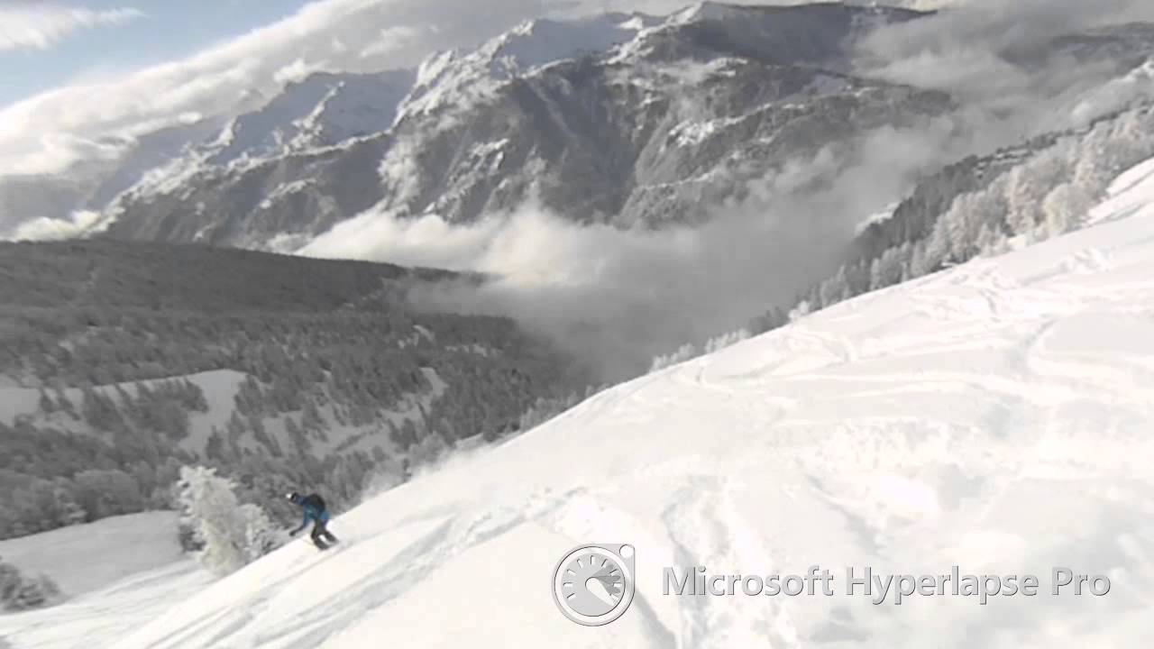 Good powder in Switzerland - Edited using Microsoft Hyperlapse technology