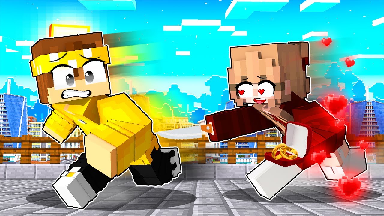 ALEX MONTE foi PEDIDO em NAMORO pela MENINA MALUCA no MINECRAFT ‹ Alex ›