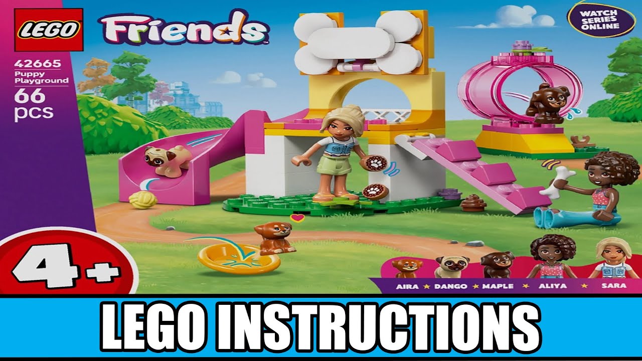 LEGO Instructions - Friends - 42665 - Puppy Playground - Pets
