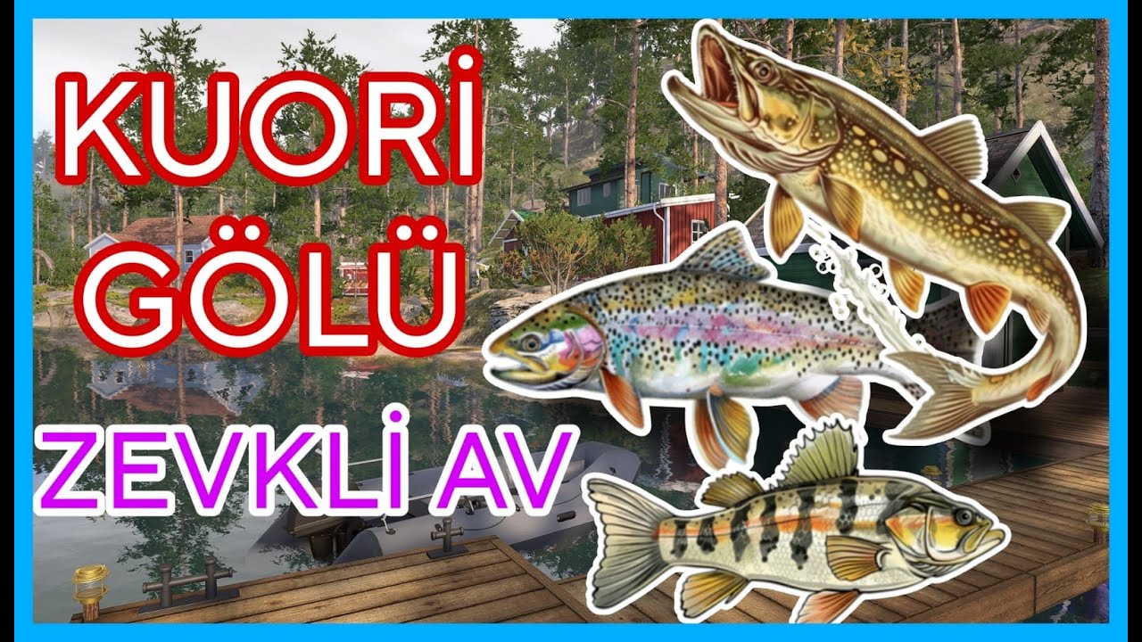 Russian Fishing 4- Kuori(lake) şamandıra ve at-çek ile çeşitli balıklar