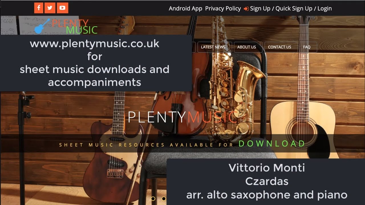 Monti V. | Czardas arr. alto saxophone & piano