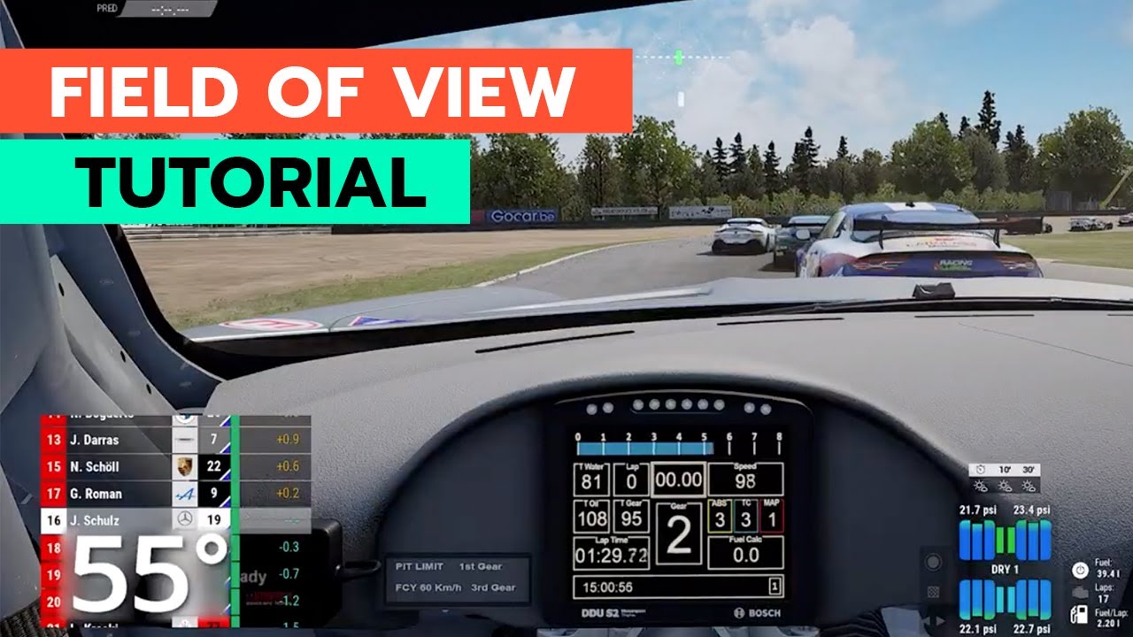 FOV in Sim Racing | How it can improve your driving!