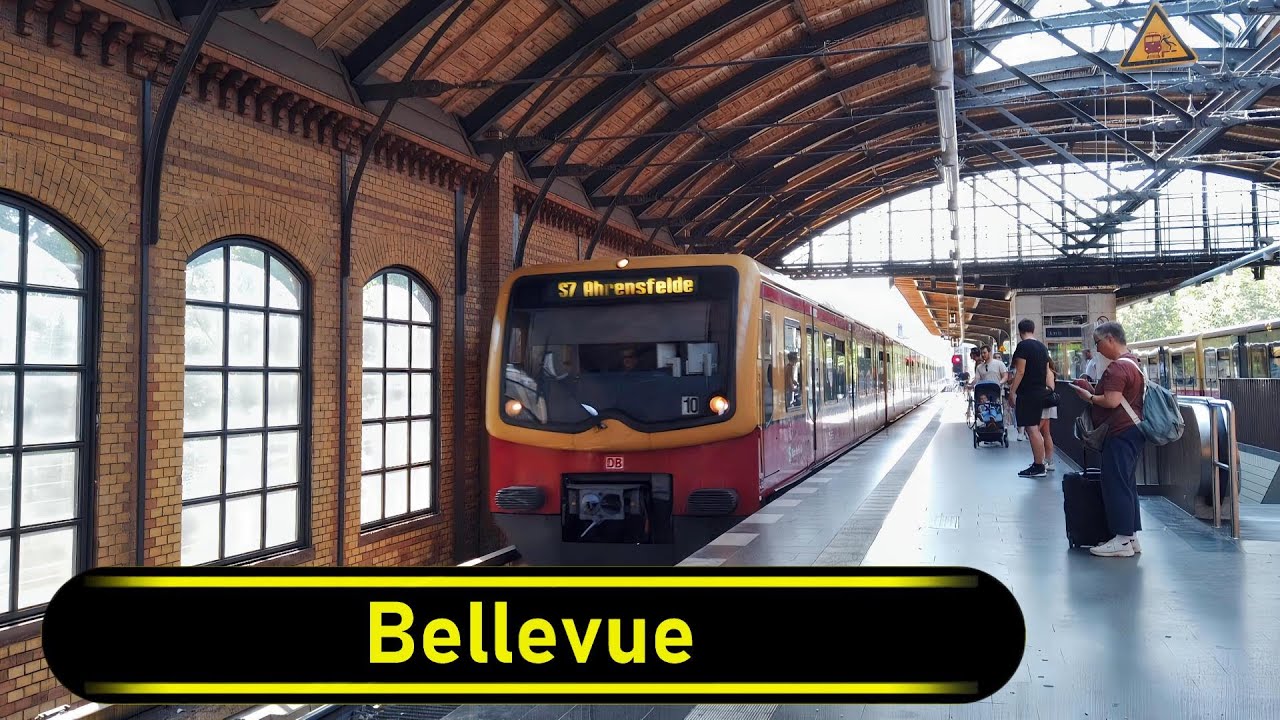 S-Bahn Station Bellevue - Berlin 🇩🇪 - Walkthrough 🚶