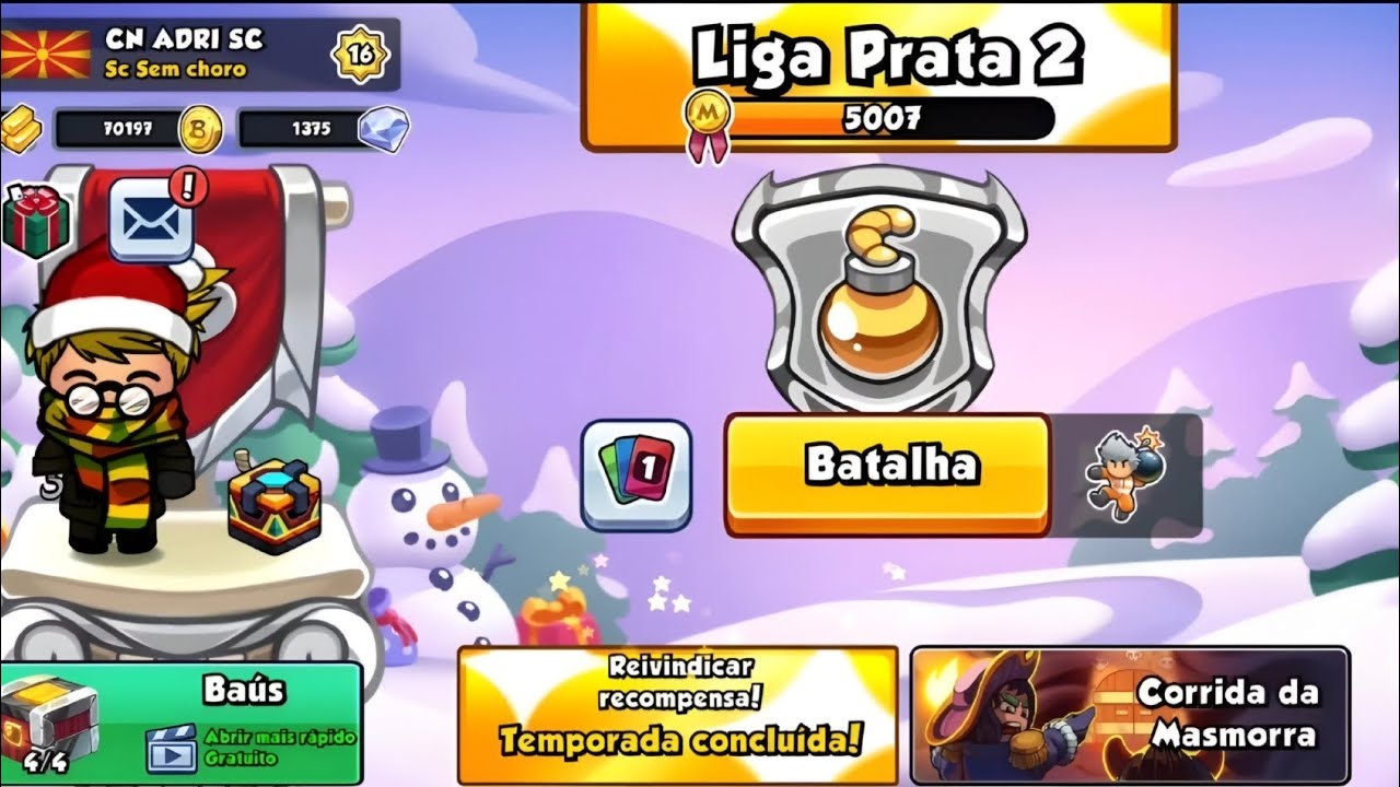 5000🥈Full Arena (Temporada 75 ☃️) - Bomber Friends 