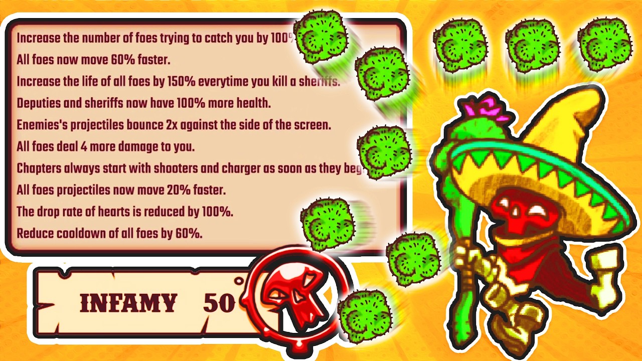 I beat the most insane Difficulty with Balls | Bounty of One Infamy 50