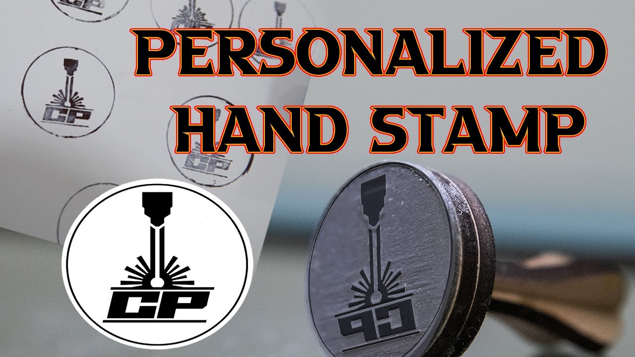 Making a Hand Stamp Co2 Laser With Ramp Edge Lightburn