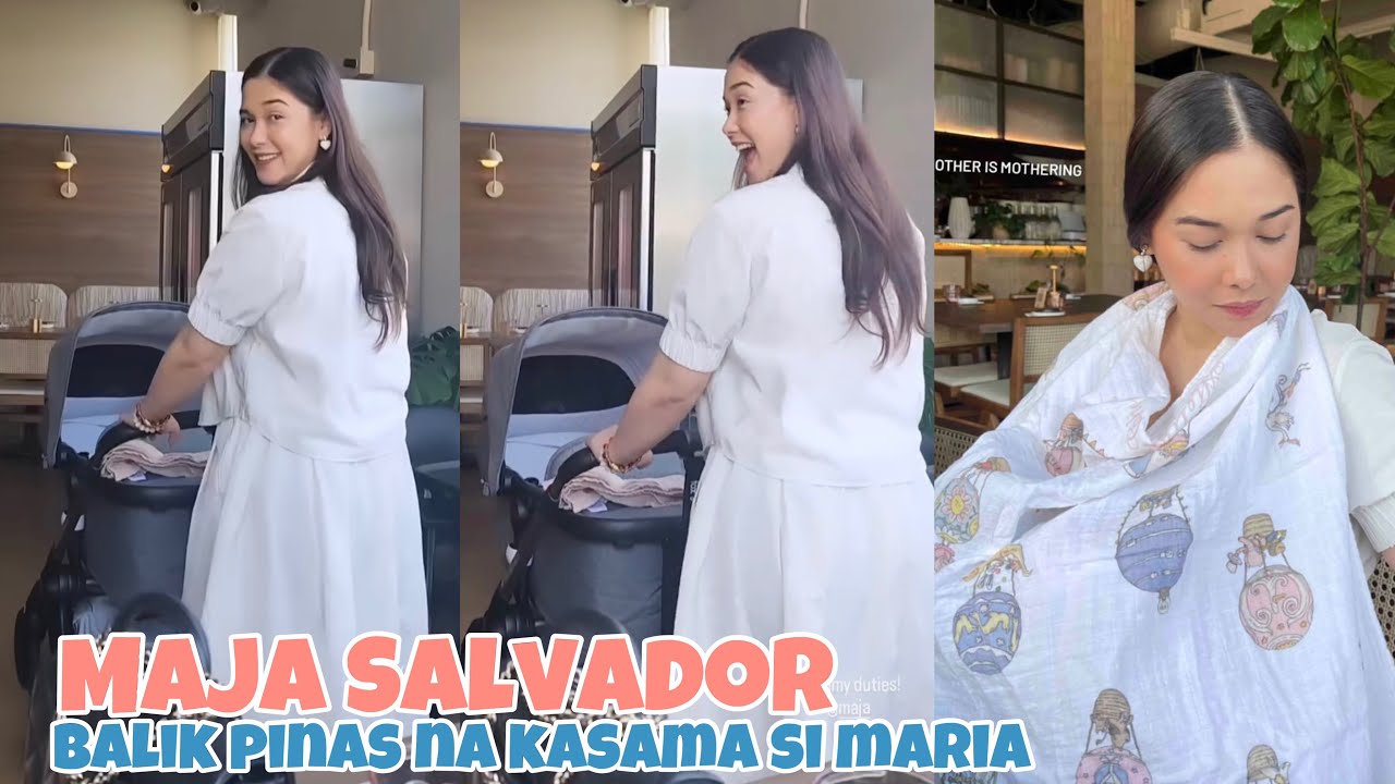 MAJA SALVADOR UMUWI NA NG PINAS KASAMA SI BABY MARIA SA WAKAS MAKIKITA NA SIYA NG PAMILYA NI MAJA