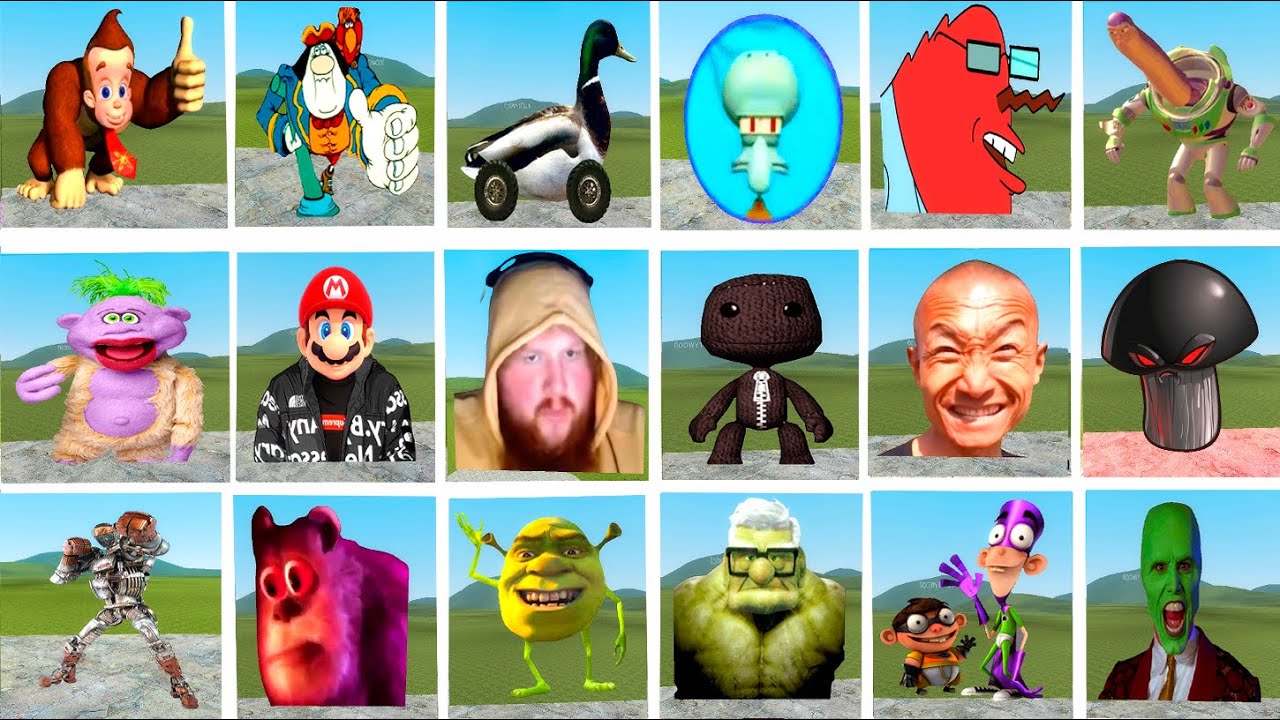 XMAN NEXTBOTS PACK \Nextbots\ Gmod! Garry's Mod!