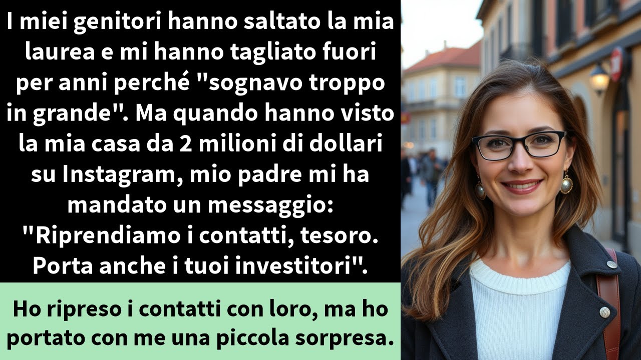 I miei genitori hanno saltato la mia laurea e mi hanno tagliato fuori per anni perché