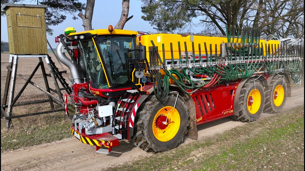 G&uuml;lle fahren 2026 | G&auml;rsubstrat Wirtschaftsd&uuml;nger auf Getreide | Lohnunternehmen der Landwirtschaft