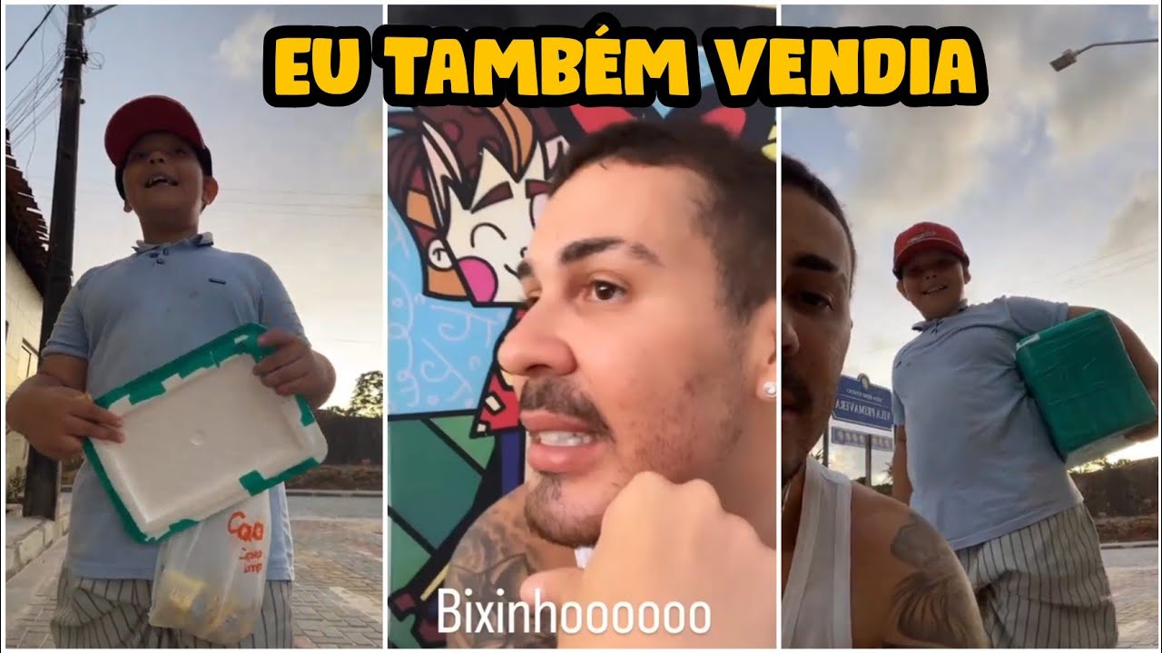 Carlinhos Maia ajuda menino que vende geladinho