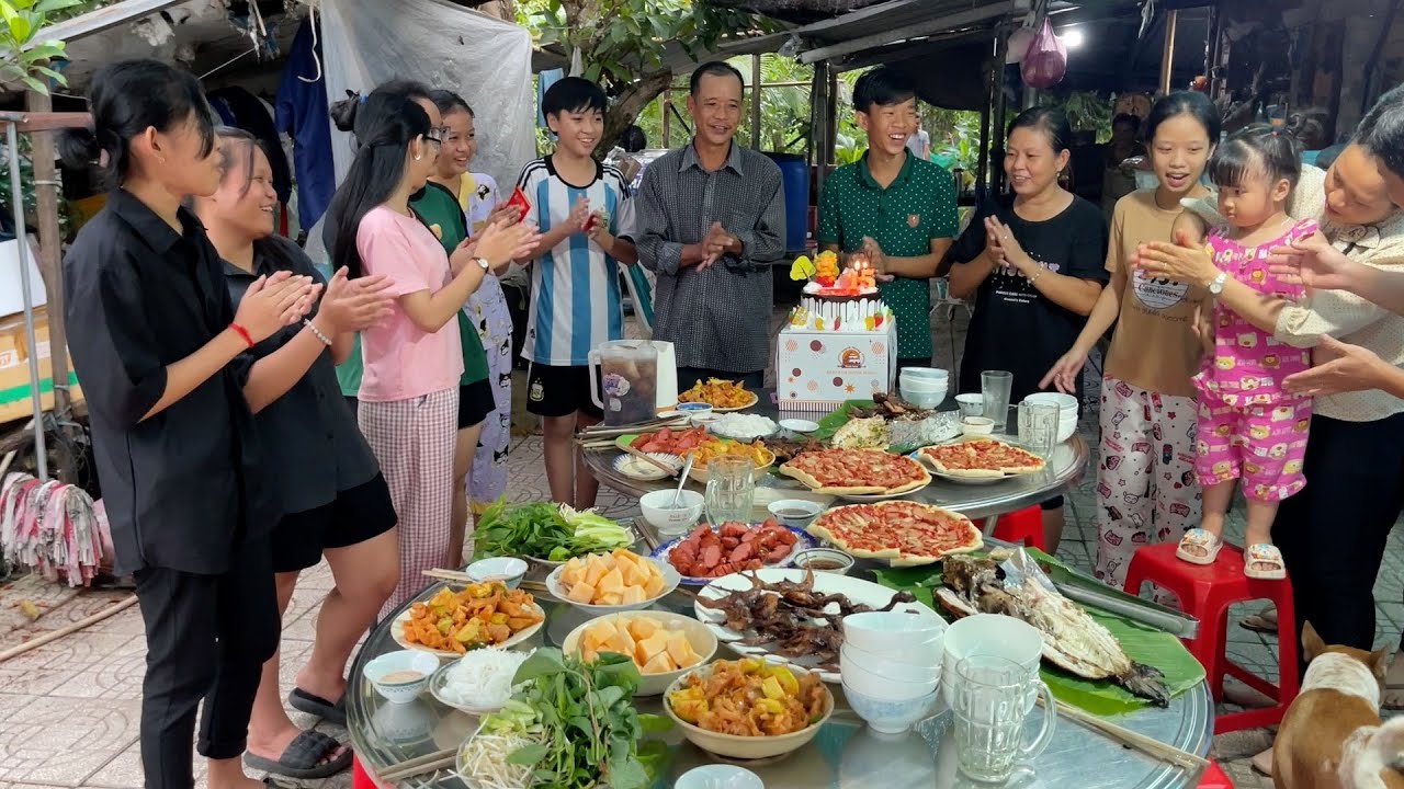 Mừng Sinh Nhật Thắng, Con Của Anh Chị Tư | Vinh & Truyen