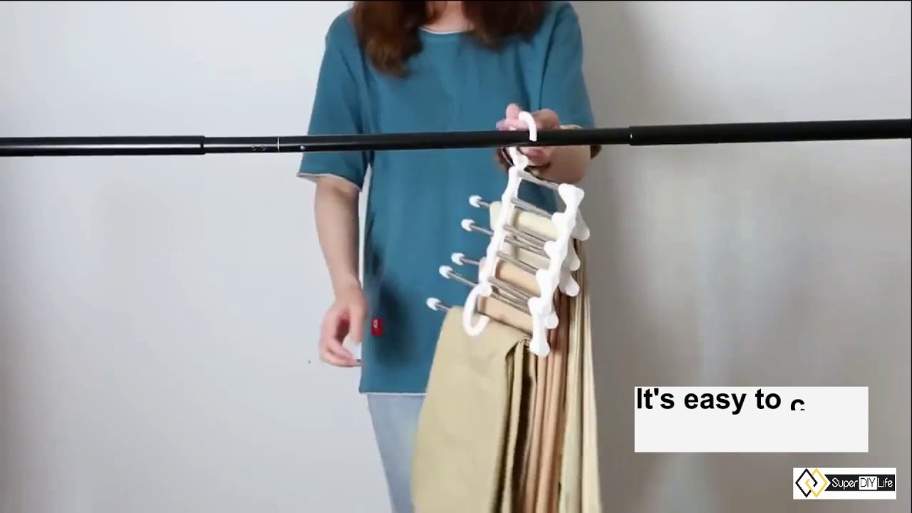 Multifunction Retractable Trousers Hanger
