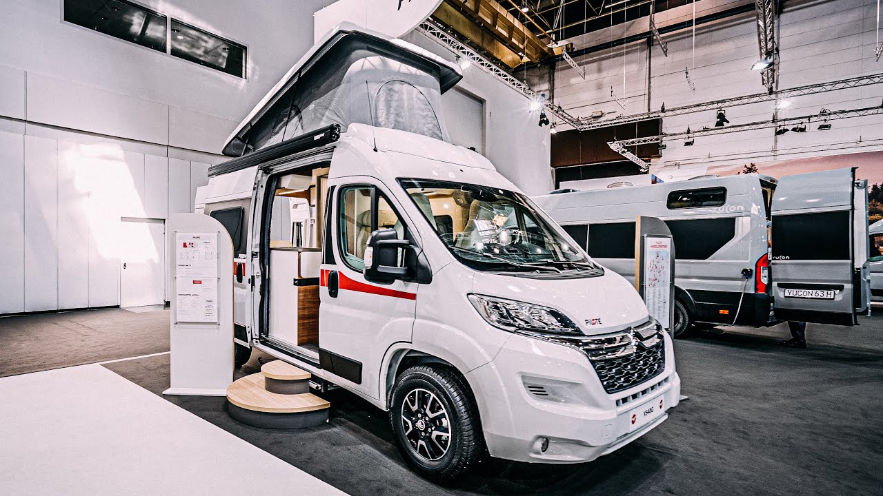 PILOTE V540G STANDARD POP-UP 2024 at Caravan Salon D&uuml;sseldorf 2023! 5.4m with 4 sleeping berths!