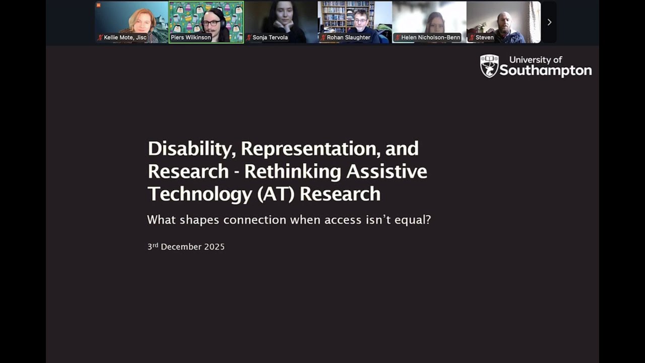 Accessibility community drop-in | Jisc | December 2025
