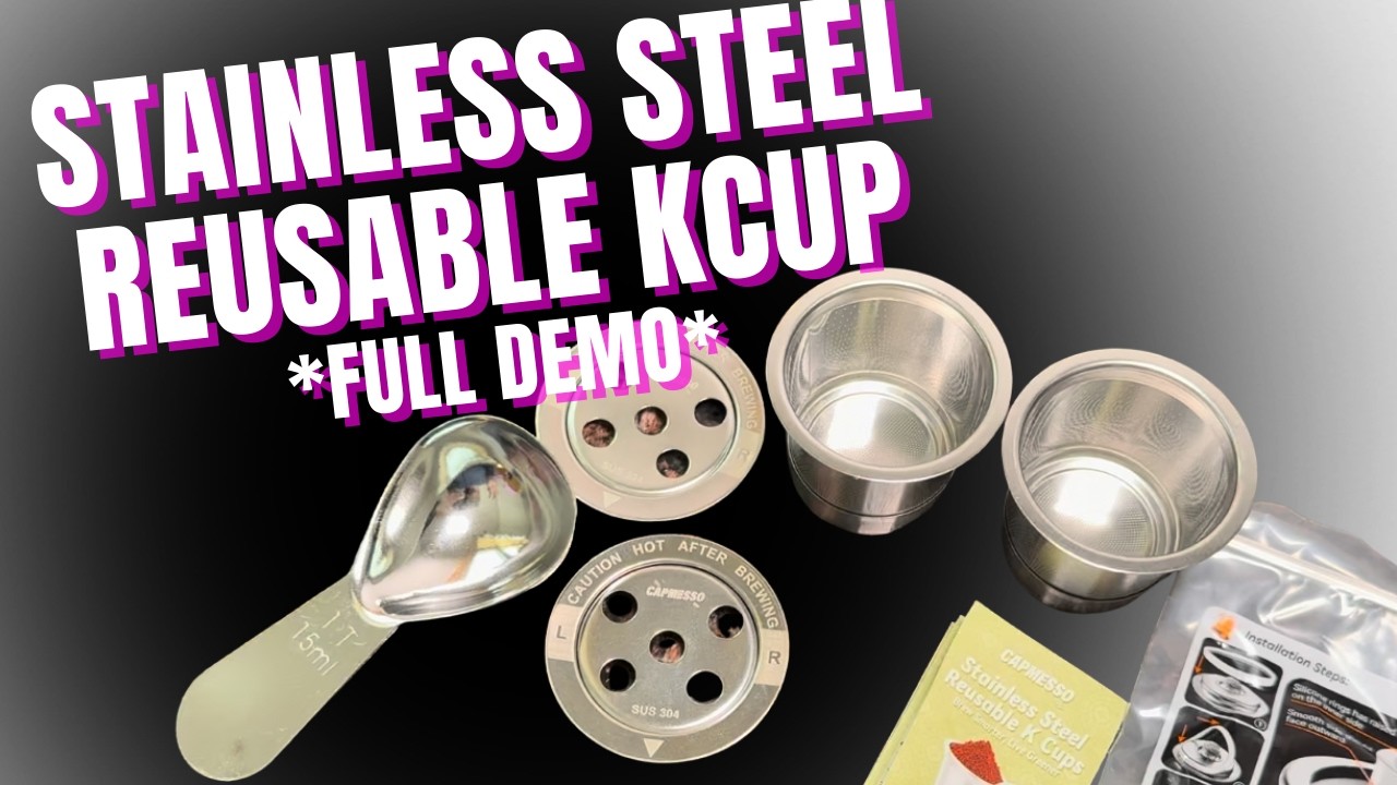 Reusable K Cup Review & Demo | How to Brew Coffee with Your Own Grounds