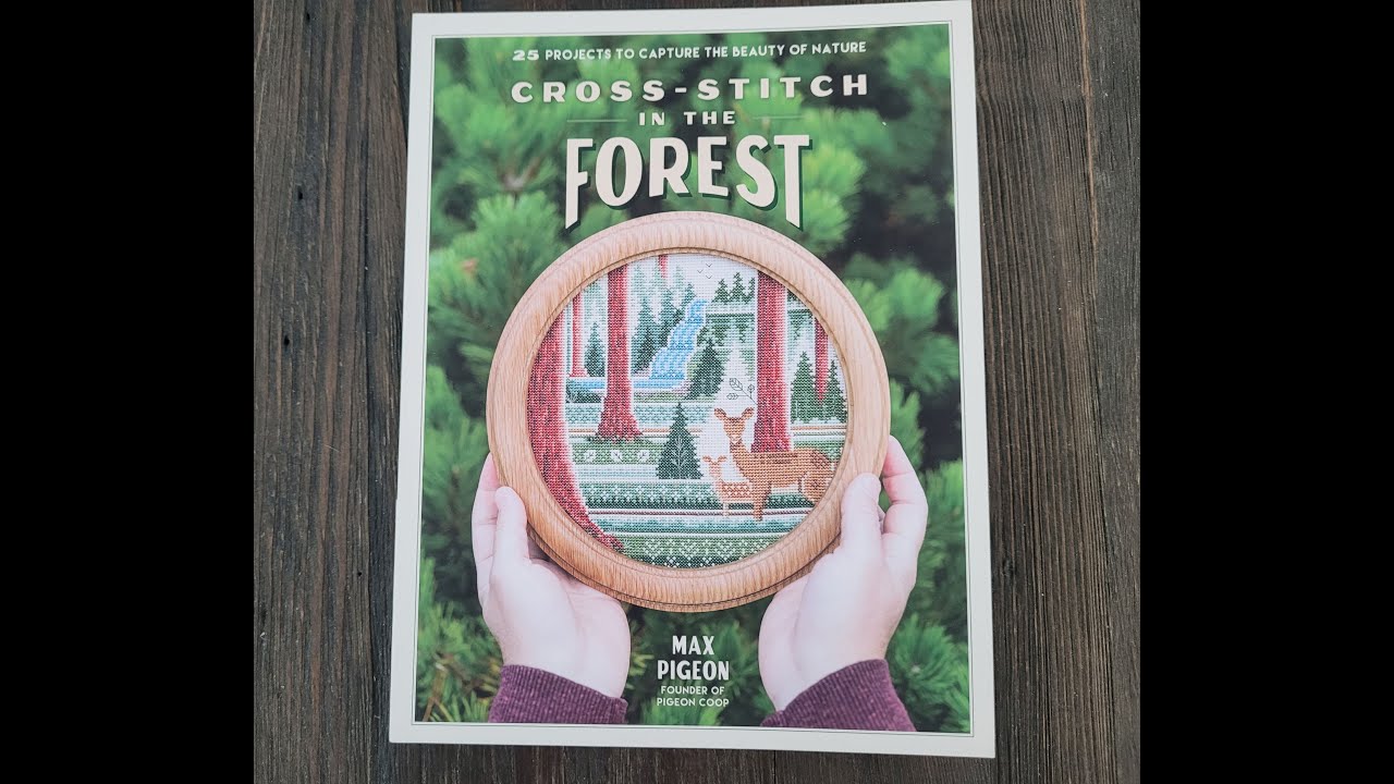 Flosstube Extra: Cross-Stitch in the Forest.  New book from Pigeon Coop Designs