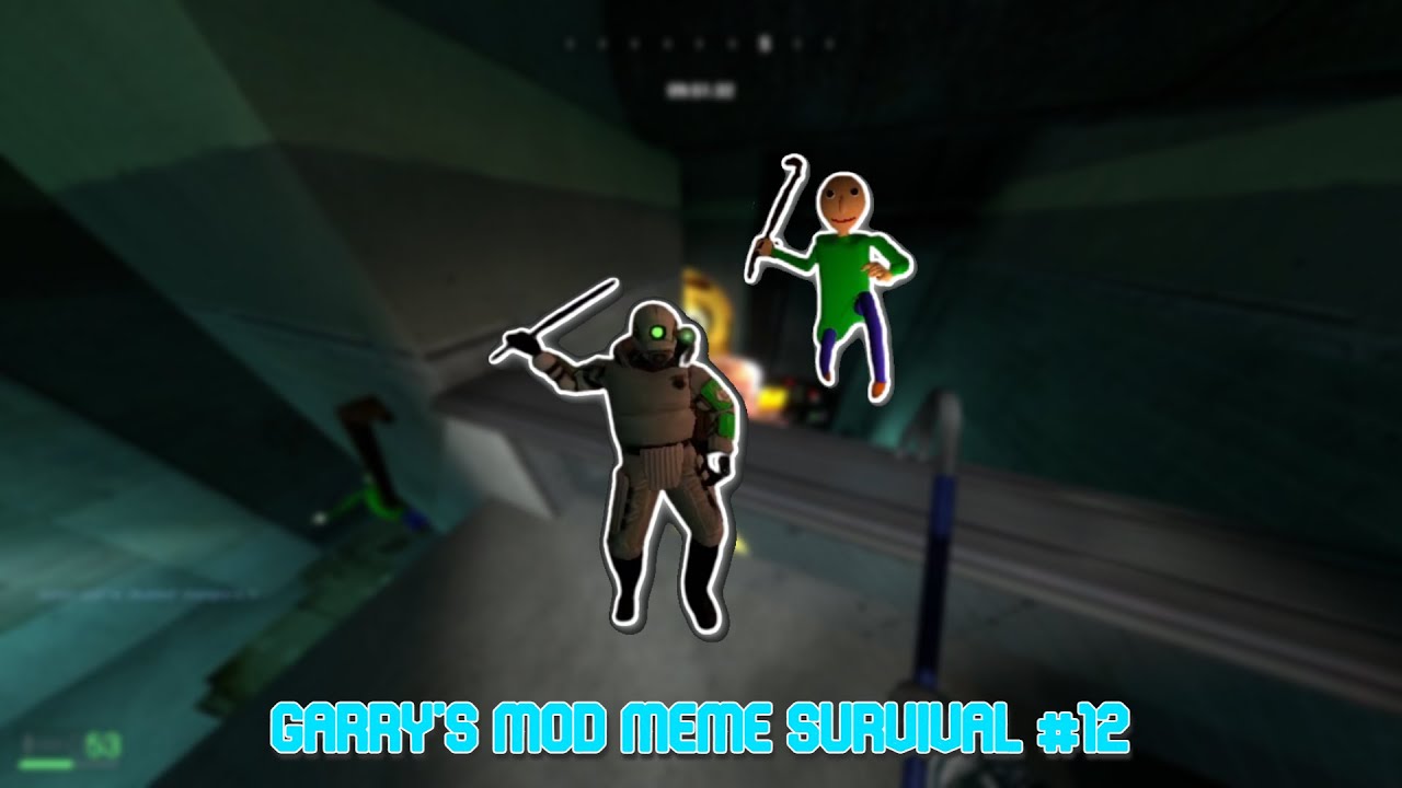 Garry's Mod Meme Survival #12 w/ NotBandanaXD