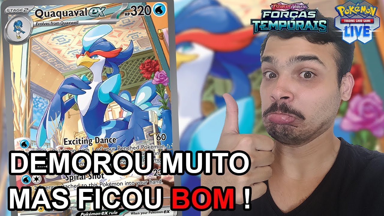 Quaquaval ex me SURPEENDEU | Gameplay Pok&eacute;mon TCG Live