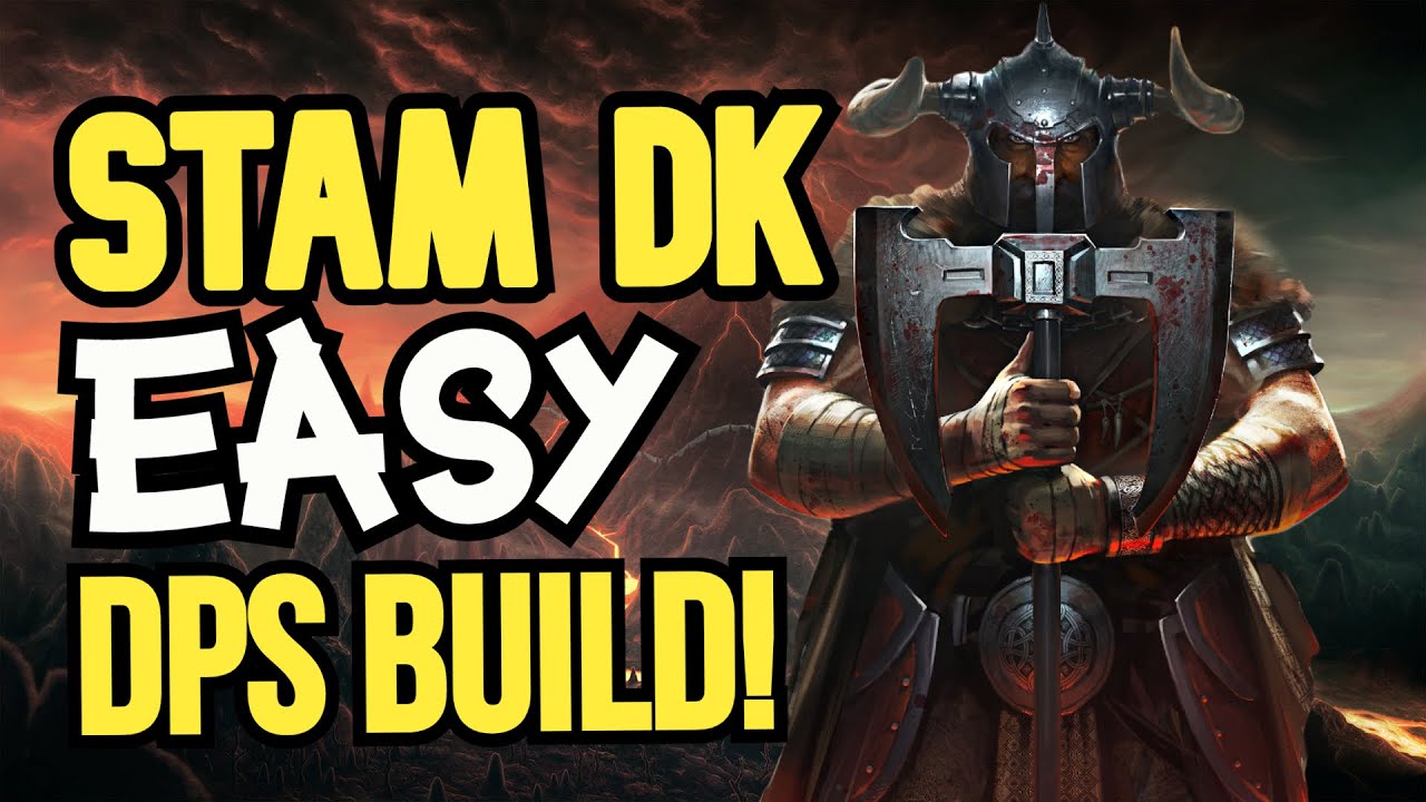 Stamina Dragonknight EASY PVE DPS Build - STONE DRAGON ✊ - ESO Markarth DLC
