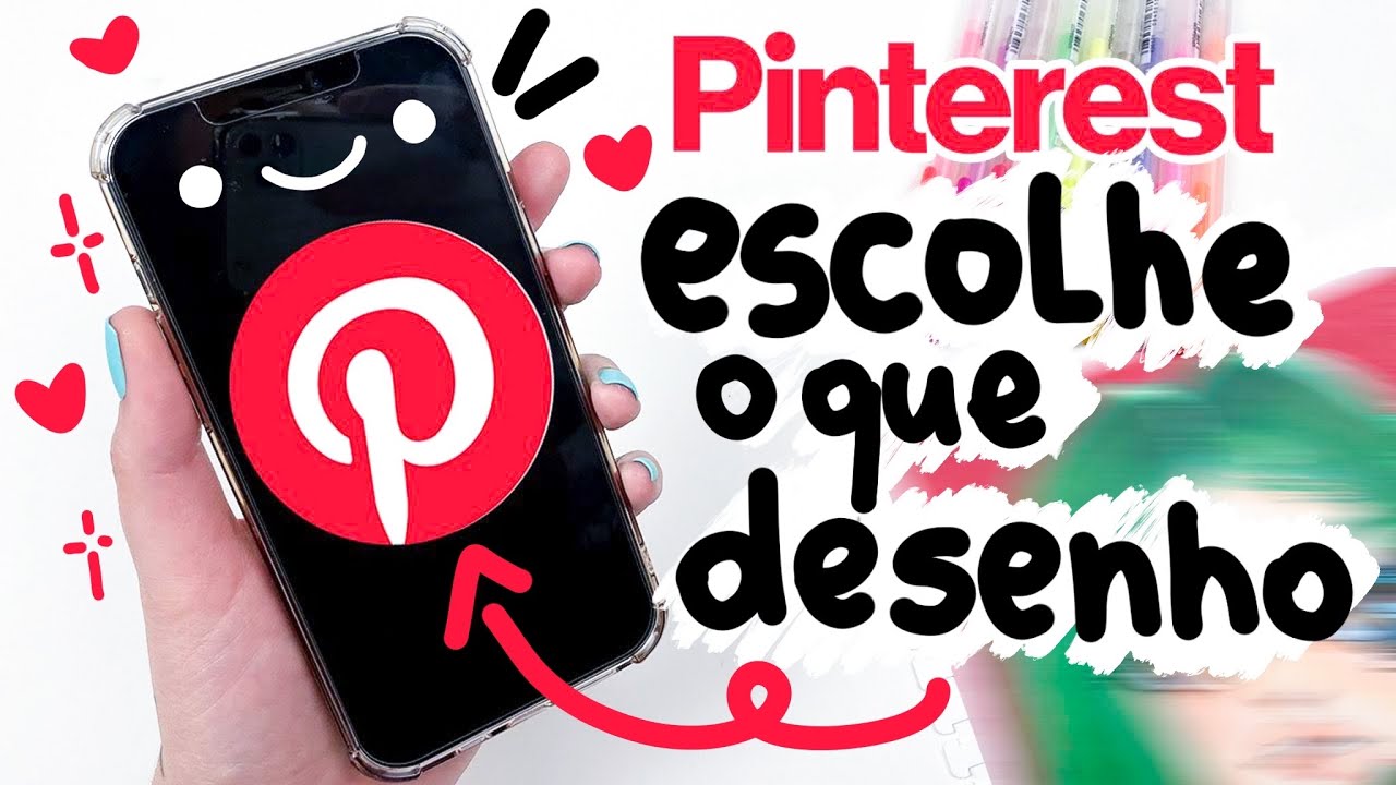 DEIXEI O PINTEREST DECIDIR MEU DESENHO! -  SERÁ QUE FICOU BOM?