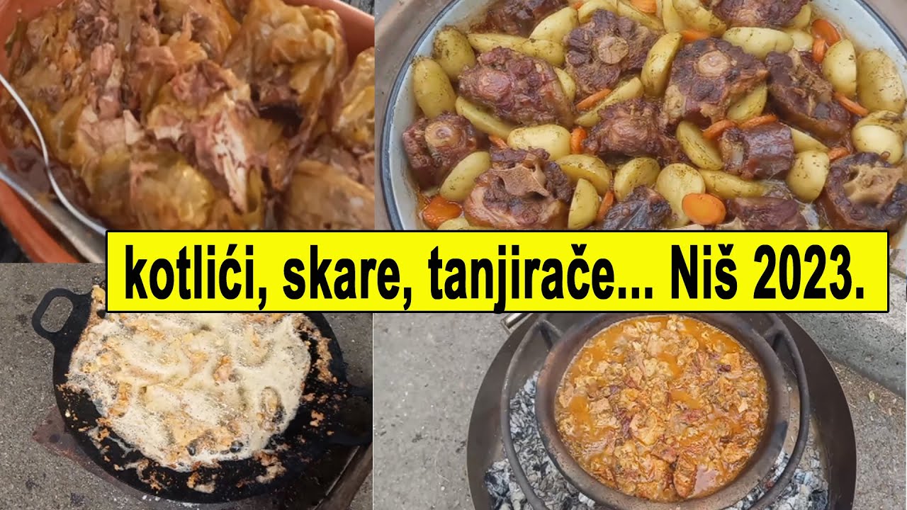 KOTLICI, SKARE, TANJIRAČE - NACIONALNA KUHINJA (NIŠ 2023)