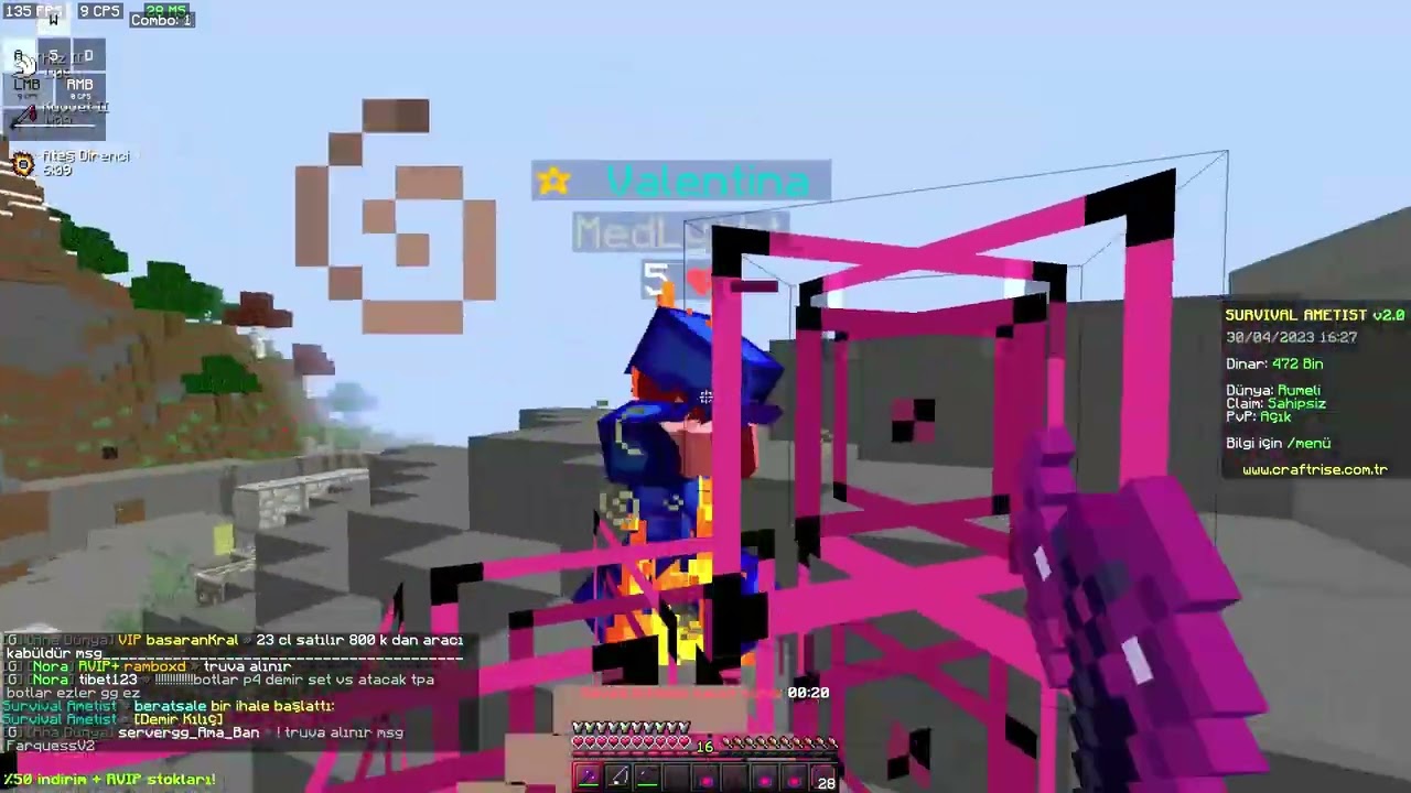 Craftrise - duel / açık alan - pvp