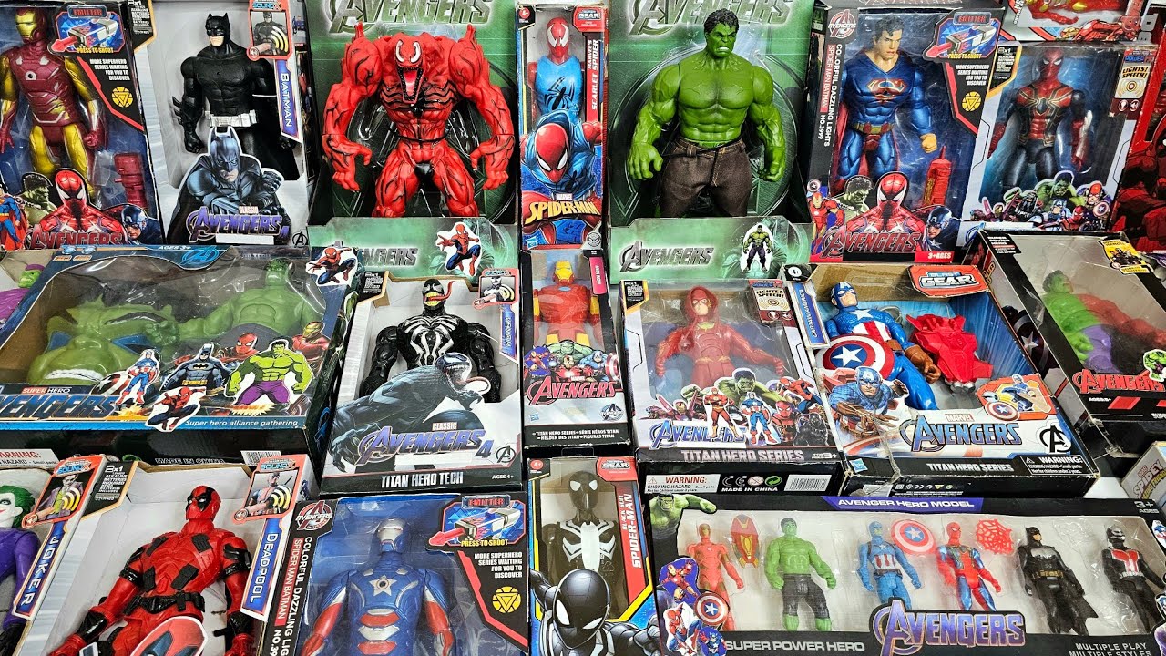 HULK vs CAPTAIN AMERICA vs SPIDERMAN AVENGERS IRONMAN, FLASH CARTOON, BATMAN VENOM AVENGERS ASSEMBLE