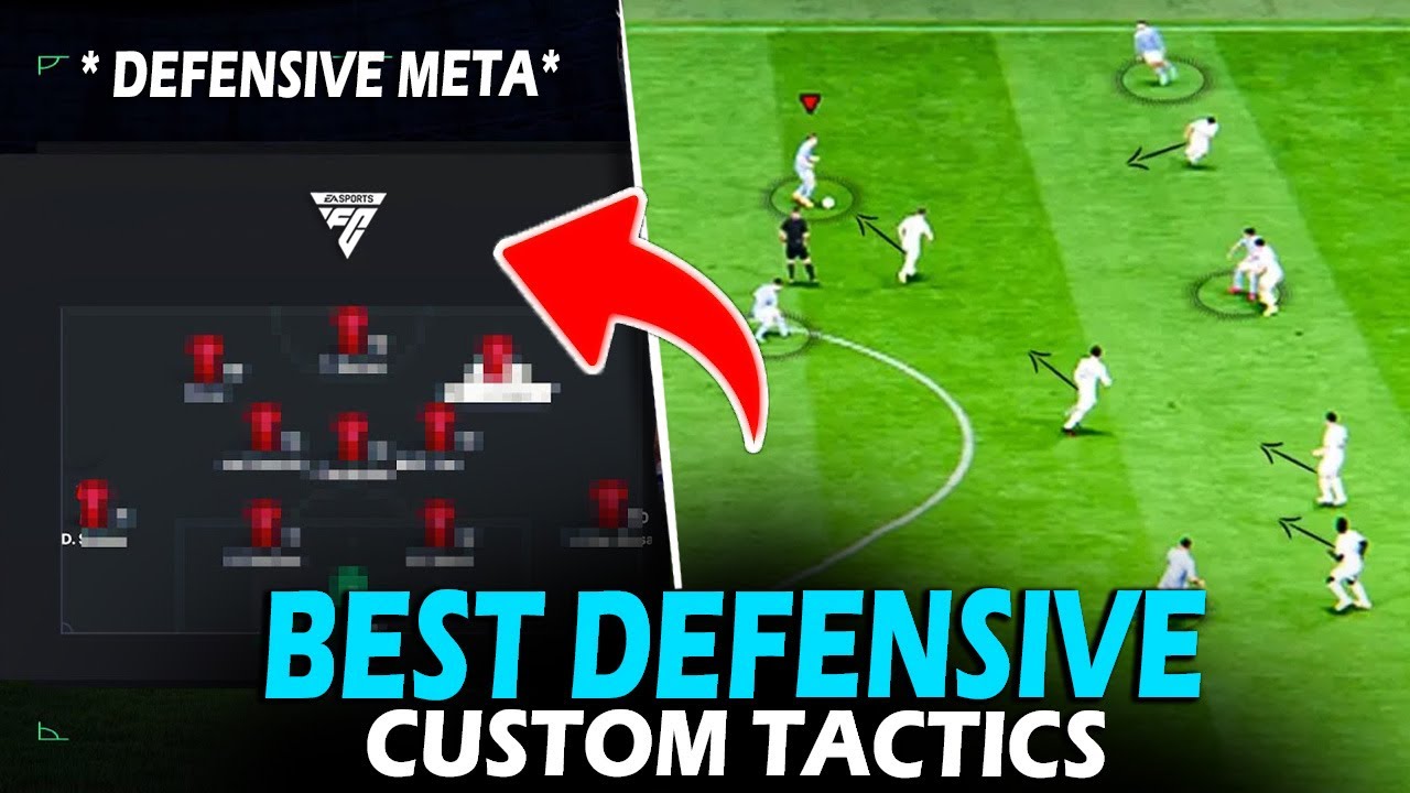 BEST DEFENSIVE CUSTOM TACTICS in EA FC 24 | The best 4231 custom tactics in EA FC!