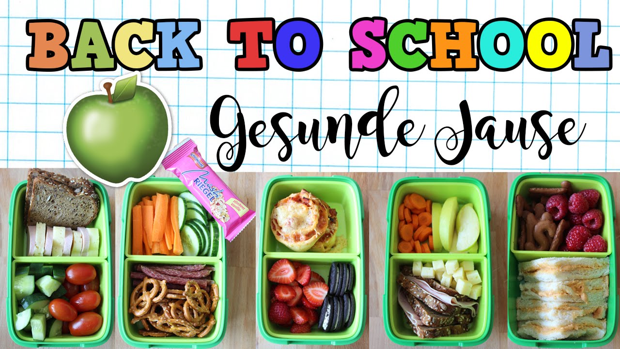 5 Gesunde und einfache Snack Ideen für die Schule – BACK TO SCHOOL | DIANA DIAMANTA