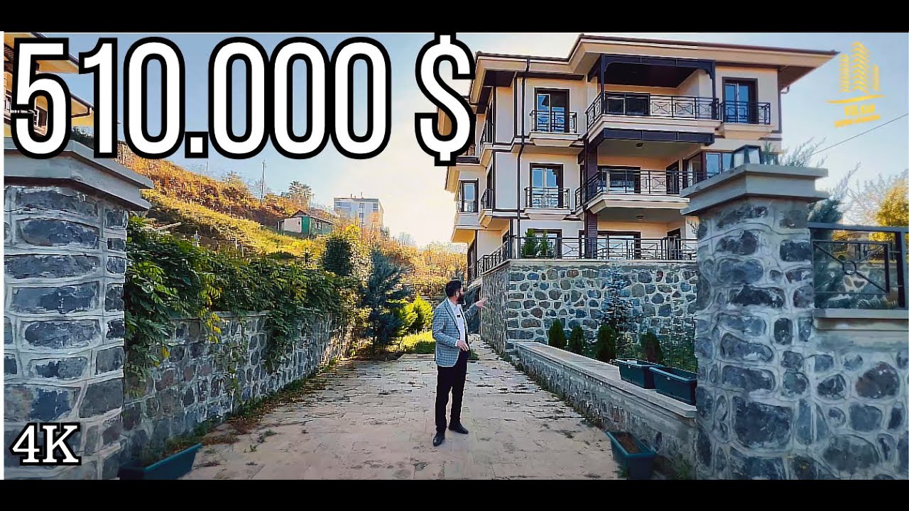 TURKEY/MANSION TOUR - 4K / Ultra Luxury 5+2 Amazing House With Private Garden / فلل للبيع في تركيا