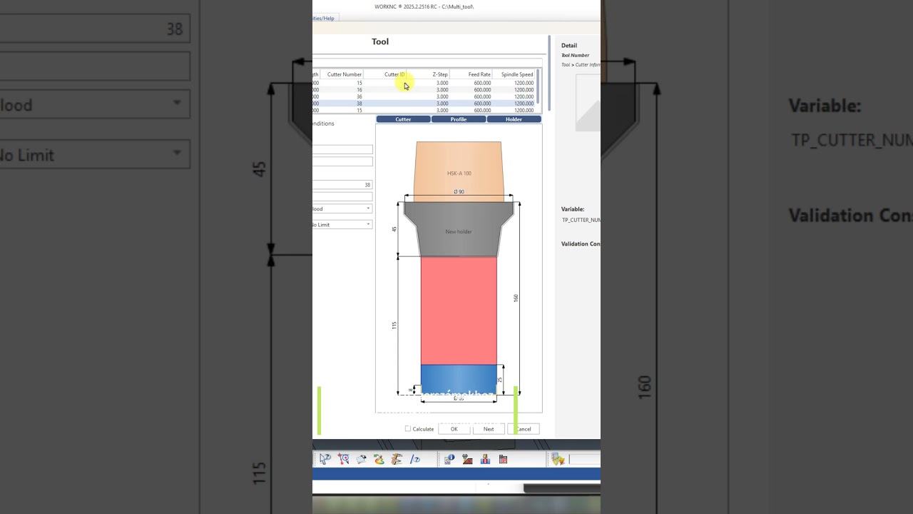 WORKNC - Multi Tool Nagyol&aacute;s #worknc #cadcam #millingmachining