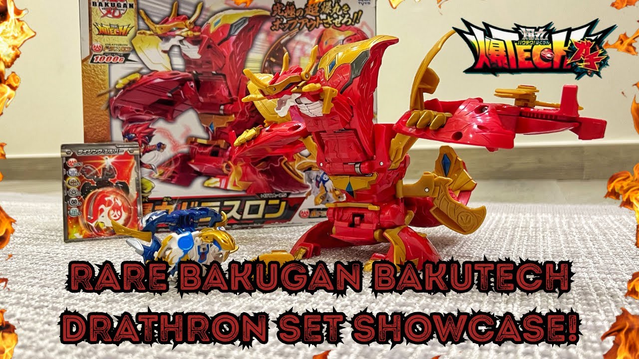 RARE BAKUGAN BAKUTECH DRATHRON SET SHOWCASE!